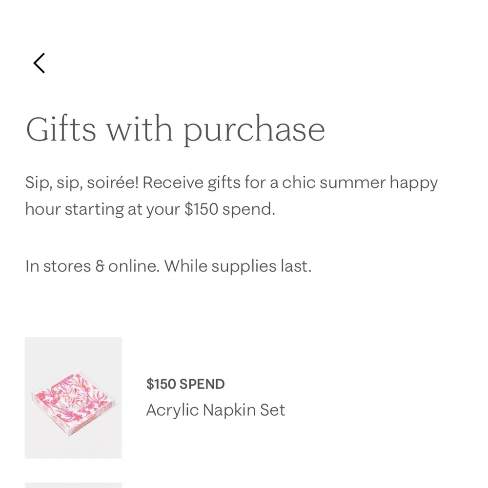 Floral Acrylic Napkin Holder
Lilly Pulitzer - Picture 2 of 3